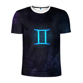 Мужская футболка 3D спортивная с принтом Близнецы , 100% полиэстер с улучшенными характеристиками | приталенный силуэт, круглая горловина, широкие плечи, сужается к линии бедра | вселенная | гороскоп | знаки зодиака | зодиак | космос | медитация | планеты