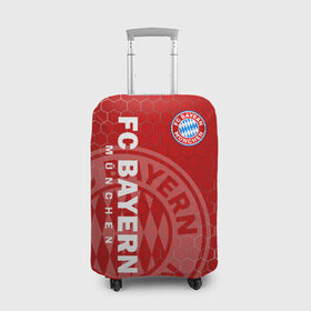 Чехол для чемодана 3D с принтом Бавария , 86% полиэфир, 14% спандекс | двустороннее нанесение принта, прорези для ручек и колес | bayern | bayern munchen | бавария | бавария мюнхен | мюнхенская бавария | форма | футбол | футболист | футбольный клуб