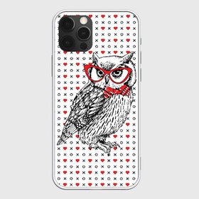 Чехол для iPhone 12 Pro Max с принтом Мудрая сова в очках , Силикон |  | бабочки | мудрая | мудрость | наука | начитанная | очки | птица | сова | совенок | совушка | умная