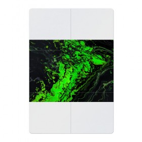 Магнитный плакат 2Х3 с принтом Тёмные зеленые краски , Полимерный материал с магнитным слоем | 6 деталей размером 9*9 см | abstract | acrylic | art | color | liquid | modern | paint | painting | splash | абстракция | акрил | арт | брызги | жидкость | искусство | краска | рисунок | современный