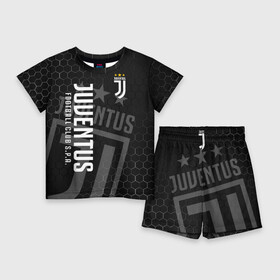 Детский костюм с шортами 3D с принтом Ювентус ,  |  | Тематика изображения на принте: bianconeri | juve | juventus | италия | роналду | серия а | турин | форма | футбол | футболист | футбольная | футбольный клуб | черно белые | юве | ювентус