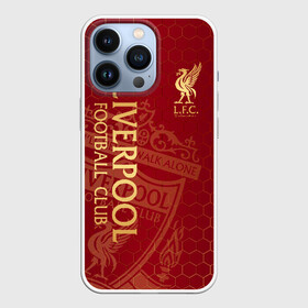 Чехол для iPhone 13 Pro с принтом Ливерпуль ,  |  | liverpool | liverpool fc | ynwa | you never walk alone | ливерпуль | фан ливерпуля | фанатская | футбол | футболист | футбольный клуб | энфильд