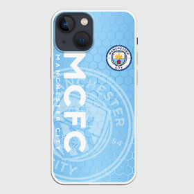 Чехол для iPhone 13 mini с принтом Манчестер Сити ,  |  | Тематика изображения на принте: manchester city | manchester city football club | the citizens | апл | горожане | ман сити | мансит | манчестер | манчестер сити | фанатская | футбол | футбольная | футбольный клуб