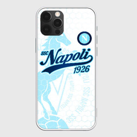 Чехол для iPhone 12 Pro Max с принтом Наполи , Силикон |  | Тематика изображения на принте: napoli | ssc napoli | наполи | неаполь | форма | футбол | футболист | футбольный клуб