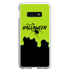 Чехол для Samsung S10E с принтом Happy Halloween , Силикон | Область печати: задняя сторона чехла, без боковых панелей | ghost | halloween | ведьма | джек | дух | кельты | монстр | нечисть | паук | паутина | праздник | привидение | призрак | пугало | тень | тыква | хеллоуин | хэллоуин