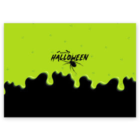 Поздравительная открытка с принтом Happy Halloween , 100% бумага | плотность бумаги 280 г/м2, матовая, на обратной стороне линовка и место для марки
 | Тематика изображения на принте: ghost | halloween | ведьма | джек | дух | кельты | монстр | нечисть | паук | паутина | праздник | привидение | призрак | пугало | тень | тыква | хеллоуин | хэллоуин