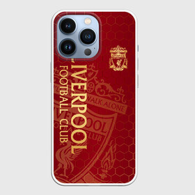 Чехол для iPhone 13 Pro с принтом Ливерпуль ,  |  | liverpool | liverpool fc | ynwa | you never walk alone | ливерпуль | фан ливерпуля | фанатская | футбол | футболист | футбольный клуб | энфильд