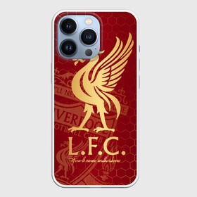 Чехол для iPhone 13 Pro с принтом Ливерпуль ,  |  | liverpool | liverpool fc | ynwa | you never walk alone | ливерпуль | фан ливерпуля | фанатская | футбол | футболист | футбольный клуб | энфильд