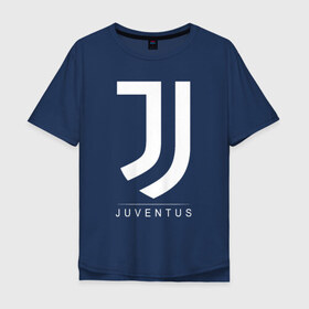 Мужская футболка хлопок Oversize с принтом JUVENTUS , 100% хлопок | свободный крой, круглый ворот, “спинка” длиннее передней части | cr7 | juve | juventus | ronaldo | роналдо | ювентус