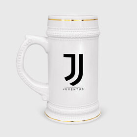 Кружка пивная с принтом JUVENTUS ,  керамика (Материал выдерживает высокую температуру, стоит избегать резкого перепада температур) |  объем 630 мл | Тематика изображения на принте: cr7 | juve | juventus | ronaldo | роналдо | ювентус