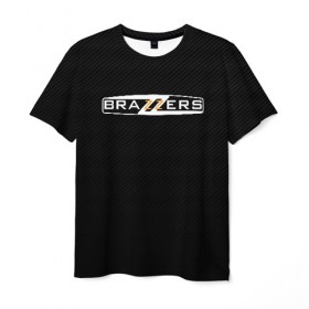 Мужская футболка 3D с принтом BRAZZERS , 100% полиэфир | прямой крой, круглый вырез горловины, длина до линии бедер | brazzers | hub | бразерс