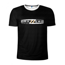 Мужская футболка 3D спортивная с принтом BRAZZERS , 100% полиэстер с улучшенными характеристиками | приталенный силуэт, круглая горловина, широкие плечи, сужается к линии бедра | brazzers | hub | бразерс