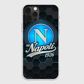 Чехол для iPhone 12 Pro Max с принтом Наполи , Силикон |  | Тематика изображения на принте: napoli | ssc napoli | наполи | неаполь | форма | футбол | футболист | футбольный клуб