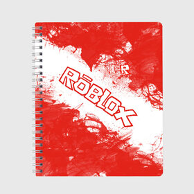 Тетрадь с принтом Roblox , 100% бумага | 48 листов, плотность листов — 60 г/м2, плотность картонной обложки — 250 г/м2. Листы скреплены сбоку удобной пружинной спиралью. Уголки страниц и обложки скругленные. Цвет линий — светло-серый
 | roblox | roblox games | игра роблокс | роблокс симулятор