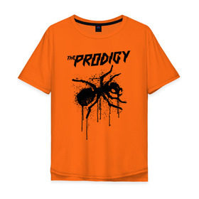 Мужская футболка хлопок Oversize с принтом THE PRODIGY , 100% хлопок | свободный крой, круглый ворот, “спинка” длиннее передней части | Тематика изображения на принте: prodigy | the prodigy