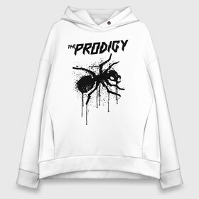 Женское худи Oversize хлопок с принтом THE PRODIGY , френч-терри — 70% хлопок, 30% полиэстер. Мягкий теплый начес внутри —100% хлопок | боковые карманы, эластичные манжеты и нижняя кромка, капюшон на магнитной кнопке | prodigy | the prodigy