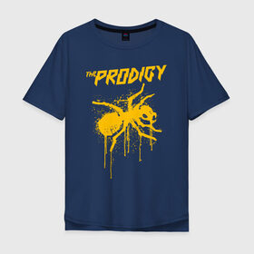 Мужская футболка хлопок Oversize с принтом THE PRODIGY , 100% хлопок | свободный крой, круглый ворот, “спинка” длиннее передней части | prodigy | the prodigy