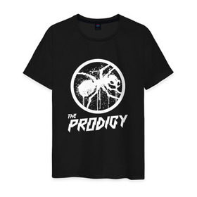 Мужская футболка хлопок с принтом THE PRODIGY , 100% хлопок | прямой крой, круглый вырез горловины, длина до линии бедер, слегка спущенное плечо. | prodigy | the prodigy