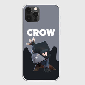 Чехол для iPhone 12 Pro с принтом BRAWL STARS CROW , силикон | область печати: задняя сторона чехла, без боковых панелей | android | brawl stars | colt | crow | games | leon | penny | poco. | shelly | spike | wanted | брав | бравл старс | звезды | игры | мобильные игры | старс