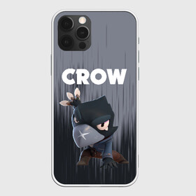 Чехол для iPhone 12 Pro с принтом BRAWL STARS CROW , силикон | область печати: задняя сторона чехла, без боковых панелей | android | brawl stars | colt | crow | games | leon | penny | poco. | shelly | spike | wanted | брав | бравл старс | звезды | игры | мобильные игры | старс