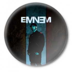 Значок с принтом Eminem ,  металл | круглая форма, металлическая застежка в виде булавки | Тематика изображения на принте: emenem | eminem | hip hop | hiphop | kamikaze | marshal mathers | marshall | marshall mathers | rap | rap god | revival | slim shadi | slim shady | venom | еминем | олдскул | реп | рэп | хипхоп | эминем