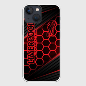 Чехол для iPhone 13 mini с принтом Liverpool F.C. ,  |  | anfield | champions league | doelpunt | espn | goals | league | lfc | liverpool fc | madrid | melwood | mo salah | premier | voetbal | ziggo | британский | клуб | ливерпуль | футбольный