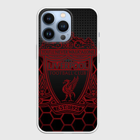 Чехол для iPhone 13 Pro с принтом Liverpool F.C. ,  |  | Тематика изображения на принте: anfield | champions league | doelpunt | espn | goals | league | lfc | liverpool fc | madrid | melwood | mo salah | premier | voetbal | ziggo | британский | клуб | ливерпуль | футбольный