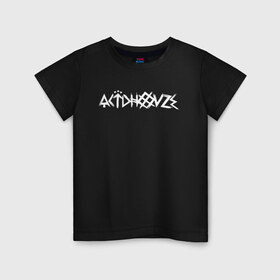 Детская футболка хлопок с принтом ATL ACIDHOUZE , 100% хлопок | круглый вырез горловины, полуприлегающий силуэт, длина до линии бедер | Тематика изображения на принте: 