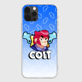 Чехол для iPhone 12 Pro Max с принтом BRAWL STARS COLT , Силикон |  | Тематика изображения на принте: android | brawl stars | colt | crow | games | leon | penny | poco. | shelly | spike | wanted | брав | бравл старс | звезды | игры | мобильные игры | старс