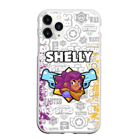 Чехол для iPhone 11 Pro матовый с принтом BRAWL STARS SHELLY , Силикон |  | android | brawl stars | colt | crow | games | leon | penny | poco. | shelly | spike | wanted | брав | бравл старс | звезды | игры | мобильные игры | старс