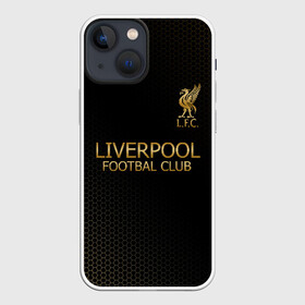 Чехол для iPhone 13 mini с принтом Liverpool. ,  |  | footbal | footbal club | liverpool | англия | герб | ливерпуль | футбол