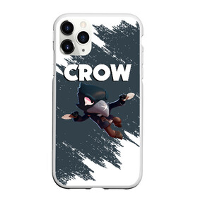 Чехол для iPhone 11 Pro матовый с принтом BRAWL STARS CROW , Силикон |  | brawl stars | bull | colt | crow | leon | stars | берли | бо | брок | ворон | джесси | динамайк | дэррил | кольт | леон | мортис | нита | пайпер | пенни | поко | пэм | рикошет | спайк | фрэнк | шелли | эль примо