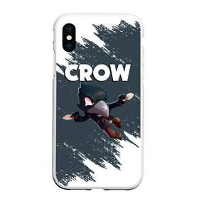 Чехол для iPhone XS Max матовый с принтом BRAWL STARS CROW , Силикон | Область печати: задняя сторона чехла, без боковых панелей | brawl stars | bull | colt | crow | leon | stars | берли | бо | брок | ворон | джесси | динамайк | дэррил | кольт | леон | мортис | нита | пайпер | пенни | поко | пэм | рикошет | спайк | фрэнк | шелли | эль примо