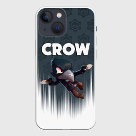 Чехол для iPhone 13 mini с принтом BRAWL STARS CROW ,  |  | brawl stars | bull | colt | crow | leon | stars | берли | бо | брок | ворон | джесси | динамайк | дэррил | кольт | леон | мортис | нита | пайпер | пенни | поко | пэм | рикошет | спайк | фрэнк | шелли | эль примо