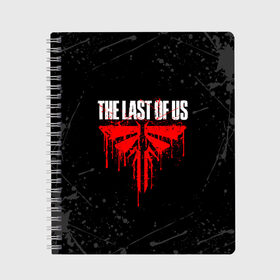 Тетрадь с принтом THE LAST OF US , 100% бумага | 48 листов, плотность листов — 60 г/м2, плотность картонной обложки — 250 г/м2. Листы скреплены сбоку удобной пружинной спиралью. Уголки страниц и обложки скругленные. Цвет линий — светло-серый
 | cicadas | fireflies | the last of us | the last of us part 2 | джоэл | последние из нас | цикады | элли