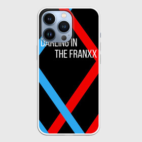 Чехол для iPhone 13 Pro с принтом two XX blue red ,  |  | 02 | anime | darling in the franxx | hiro | manga | zero two | аниме | ахегао | любимый во франксе | манга | милый во франксе | ноль два | хиро