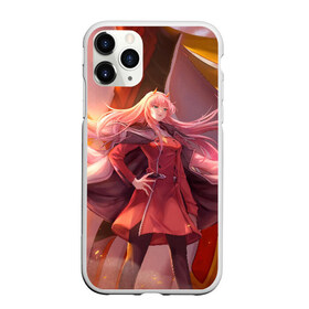 Чехол для iPhone 11 Pro матовый с принтом Darling In The Franxx , Силикон |  | 02 | anime | darling in the franxx | hiro | manga | zero two | аниме | ахегао | любимый во франксе | манга | милый во франксе | ноль два | хиро