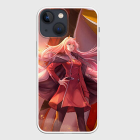 Чехол для iPhone 13 mini с принтом Darling In The Franxx art ,  |  | 02 | anime | darling in the franxx | hiro | manga | zero two | аниме | ахегао | любимый во франксе | манга | милый во франксе | ноль два | хиро