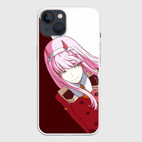 Чехол для iPhone 13 с принтом Ноль два диагональ ,  |  | 02 | anime | darling in the franxx | hiro | manga | zero two | аниме | ахегао | любимый во франксе | манга | милый во франксе | ноль два | хиро