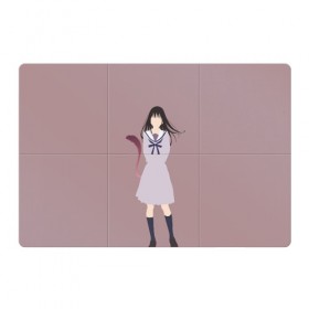 Магнитный плакат 3Х2 с принтом Hiyori Iki , Полимерный материал с магнитным слоем | 6 деталей размером 9*9 см | ghost | hiyori | iki | бездомный бог | ики  noragami | призрак | хиёри