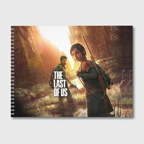 Альбом для рисования с принтом THE LAST OF US , 100% бумага
 | матовая бумага, плотность 200 мг. | cicadas | fireflies | the last of us | the last of us part 2 | джоэл | последние из нас | цикады | элли