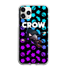 Чехол для iPhone 11 Pro матовый с принтом BRAWL STARS CROW , Силикон |  | brawl stars | bull | colt | crow | leon | stars | берли | бо | брок | ворон | джесси | динамайк | дэррил | кольт | леон | мортис | нита | пайпер | пенни | поко | пэм | рикошет | спайк | фрэнк | шелли | эль примо