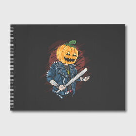Альбом для рисования с принтом Halloween , 100% бумага
 | матовая бумага, плотность 200 мг. | diy | ghost | halloween | horror | makeup | scary | skull clown | trick or treat | вампир | ведьма | кошка | луна | магия | ночь | тыква | хэллоуин