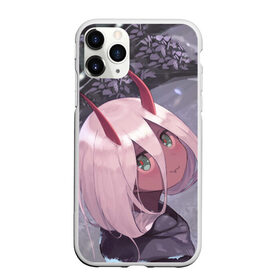 Чехол для iPhone 11 Pro матовый с принтом Darling In The Franxx , Силикон |  | 02 | anime | darling in the franxx | hiro | manga | zero two | аниме | ахегао | любимый во франксе | манга | милый во франксе | ноль два | хиро