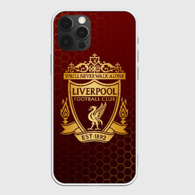 Чехол для iPhone 12 Pro Max с принтом LIVERPOOL , Силикон |  | lfc | liverpool | sport | ynwa | ливерпуль | лфк | спорт