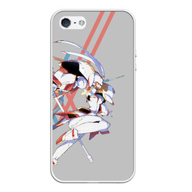 Чехол для iPhone 5/5S матовый с принтом Darling In The Franxx , Силикон | Область печати: задняя сторона чехла, без боковых панелей | 02 | anime | darling in the franxx | hiro | manga | zero two | аниме | ахегао | любимый во франксе | манга | милый во франксе | ноль два | хиро