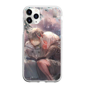 Чехол для iPhone 11 Pro матовый с принтом Darling In The Franxx , Силикон |  | 02 | anime | darling in the franxx | hiro | manga | zero two | аниме | ахегао | любимый во франксе | манга | милый во франксе | ноль два | хиро