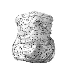 Бандана-труба 3D с принтом Белые мыши , 100% полиэстер, ткань с особыми свойствами — Activecool | плотность 150‒180 г/м2; хорошо тянется, но сохраняет форму | Тематика изображения на принте: белый | грызуны | крыса | мышка | мышь | петтерн | стая | толпа