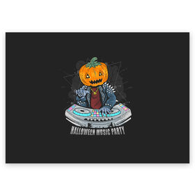 Поздравительная открытка с принтом Halloween party , 100% бумага | плотность бумаги 280 г/м2, матовая, на обратной стороне линовка и место для марки
 | diy | ghost | halloween | horror | makeup | scary | skull clown | trick or treat | вампир | ведьма | кошка | луна | магия | ночь | тыква | хэллоуин