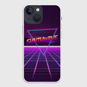 Чехол для iPhone 13 mini с принтом SYNTHWAVE   RETROWAVE ,  |  | hotline miami | neon | outrun | outrun electro | retrowave | synth | synthwave | неон | хотлайн майами